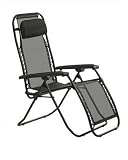 La Chaise Black Mesh Folding Recliner by Target
