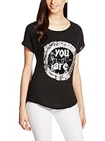 Desigual Camiseta Manga Corta (Negro)