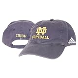 University of Notre Dame Fighting Irish Slouch fit Adjustable Sport Hat(Softball) - Faded Navy