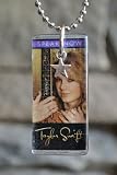 Taylor Swift Large Speak Now Glass Tile Pendant Necklace Jewelry Wearable Art Unique Design By Atlantic Seaboard Trading Co.