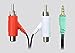 Aeiniwer Audio Splitter Cable for Turtle Beach Headset Beyours 6Feet 3.5mm Male to Dual RCA Stereo Splitter Cable for X31 X3 X32 XP300 PX3 Bravo Headset and Loudspeaker or TV