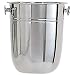 Adcraft WB-8 8 qt Capacity, Stainless Steel Wine Bucket with Deluxe Mirror Finish