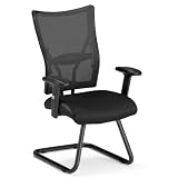 Executive Guest Mesh Chair-Black