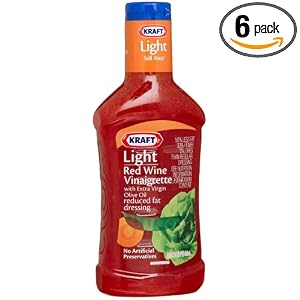 Kraft Light Red Wine Vinaigrette with Extra Virgin Olive Oil Reduced Fat Dressing,... by Kraft