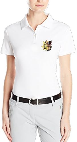 J3G9 Women's Giratina Cool Polo Tee Size XXL White