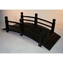 Garden bridge cedar black decorative