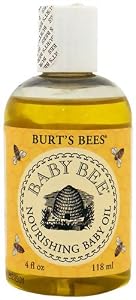Burt's Bees Baby Bee Nourishing Baby Oil, 4 Ounce Bottles (Pack of 3)