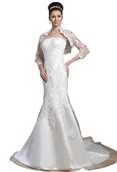 Strapless Tulle Lace Mermaid  Dress