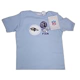 Baltimore Ravens NFL Reebok Baby/Infant #1 Fan Blue T-Shirt