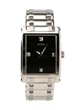 GUESS Men's Stainless Steel Black Dial Watch #U11007G1