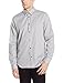 Calvin Klein Men's Liquid Cotton 3-Tone Dobby Fancy Long Sleeve Woven Shirt