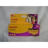 Kodak 603 0100 Gold 200 Color Negative Film (ISO 200) 35mm 24-Exposures 4 Roll Pack ~ Kodak
