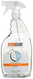 Citra Clear Natural Window & Glass Cleaner, Valencia Orange, 32-Ounce Bottles (Pack of 6)