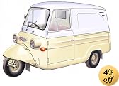 トミカリミテッド ヴィンテージ TLV60a 三菱レオ バン(黄)