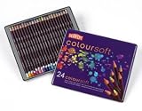Review Derwent 0701027 / ZA Derwent Coloursoft 24 pencil Tin (DW 0701027)