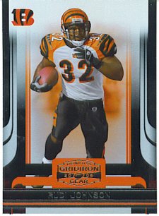 2006 Donruss Gridiron Gear 23 Rudi Johnson Cincinnati Bengals (Football Cards)