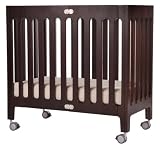 Alma Urban Folding Cot Crib in Cappuccino