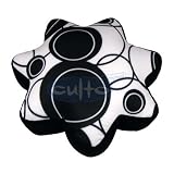 Produkt-Bild: Sonnenkissen Ringe in Schwarz / Wei&szlig;