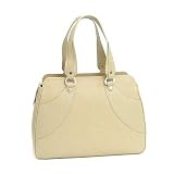Bvlgari Ambra Cream Leather Handbag 24635