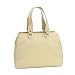 Bvlgari Ambra Cream Leather Handbag 24635