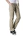 Makino Women's Long/Convertible Quick Dry Hiking Pants with Waistband W32/L32 Army Green