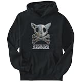 Hoodie Mens Black  The greatnes of a nation - Scottish Folds  Cats