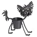 dogs48 - Yorkie Dog Metal Planter