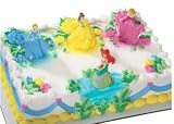Disney 4 Princess Figures Cake Decoration Set