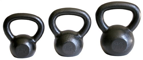 Ader Premier Kettlebell Set- (6, 8, 12 Kg)