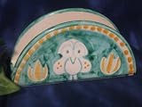 Amalfi Vietri Campagna Barn Owl Napkin Holder from Italy