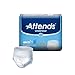 Attends Protective Underwear with DermaDry Technology for Adult Incontinence Care, X-Large, Unisex, 25 Count (Pack of 4)