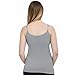 Kindred Bravely Simply Sublime Maternity & Nursing Tank with Built-in Bra (Grey, Large)