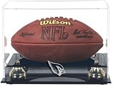 Golden Classic Arizona Cardinals Logo Football Display Case