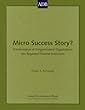 Micro Success Story?: Transformation of Nongovernment Organizations into Regulated Financial Institutions