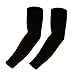 azaleas 1pair New Premium Uv Cool Arm Sleeves Black football baseball tatto cover up