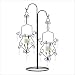 Crystal Drop Candle Holder Vintage Hanging With Stand