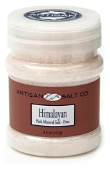 Artisan Salt Co. Himalayan Pink Salt-fine, 9.5 Ounce Jars (Pack of 3)