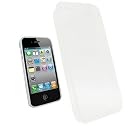igadgitz Kristall Gel (TPU thermoplastisches Polyurethan) dauerhafte Schutzh&uuml;lle Etui Case H&uuml;lle Tasche in Transparent Klar f&uuml;r Apple iPhone 4 HD 16gb & 32gb + Display Schutzfolie