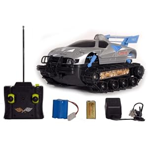 Amphibious Stunt Machine Rc Vehicle Water land Tank (Silver) by 