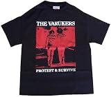 THE VARUKERS - Protest And Survive - Black T-shirt