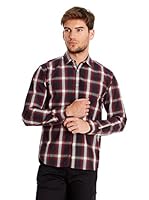 Ossa Fashion Camisa Hombre (Azul Noche / Rojo)