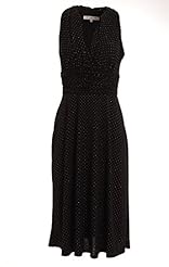 Cocktail Halter Sleeveless Dots Print Empire   Waistline Elastane/Polyester  Dress