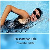 Swimming PowerPoint Template - Swimming PowerPoint (PPT) Backgrounds Templates