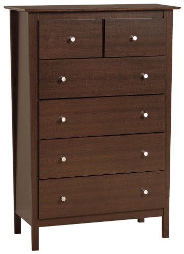 Prepac Espresso Berkshire 5 Drawer Chest
