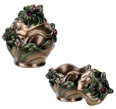 Art Nouveau - Collectible Flower Buds Box Container