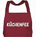Küche & Haushalt : Schürze KÜCHENFEE bordeaux / Grillschürze, Kochschürze, Küchenschürze, Latzschürze