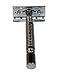 Nobleman's Chrome Double Edge Safety Razor 4 Piece Includes 5 Super-Max Blades