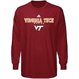 adidas Virginia Tech Hokies Maroon True Basic Long Sleeve T-shirt