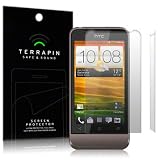 HTC One V Screen Protector Case / Guard / Film / Cover, 2-in-1 Pack By Terrapin Electronics