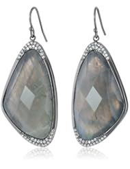 Marcia Moran "Russet" Triangle Cubic-Zirconia Dangle Drop Earrings